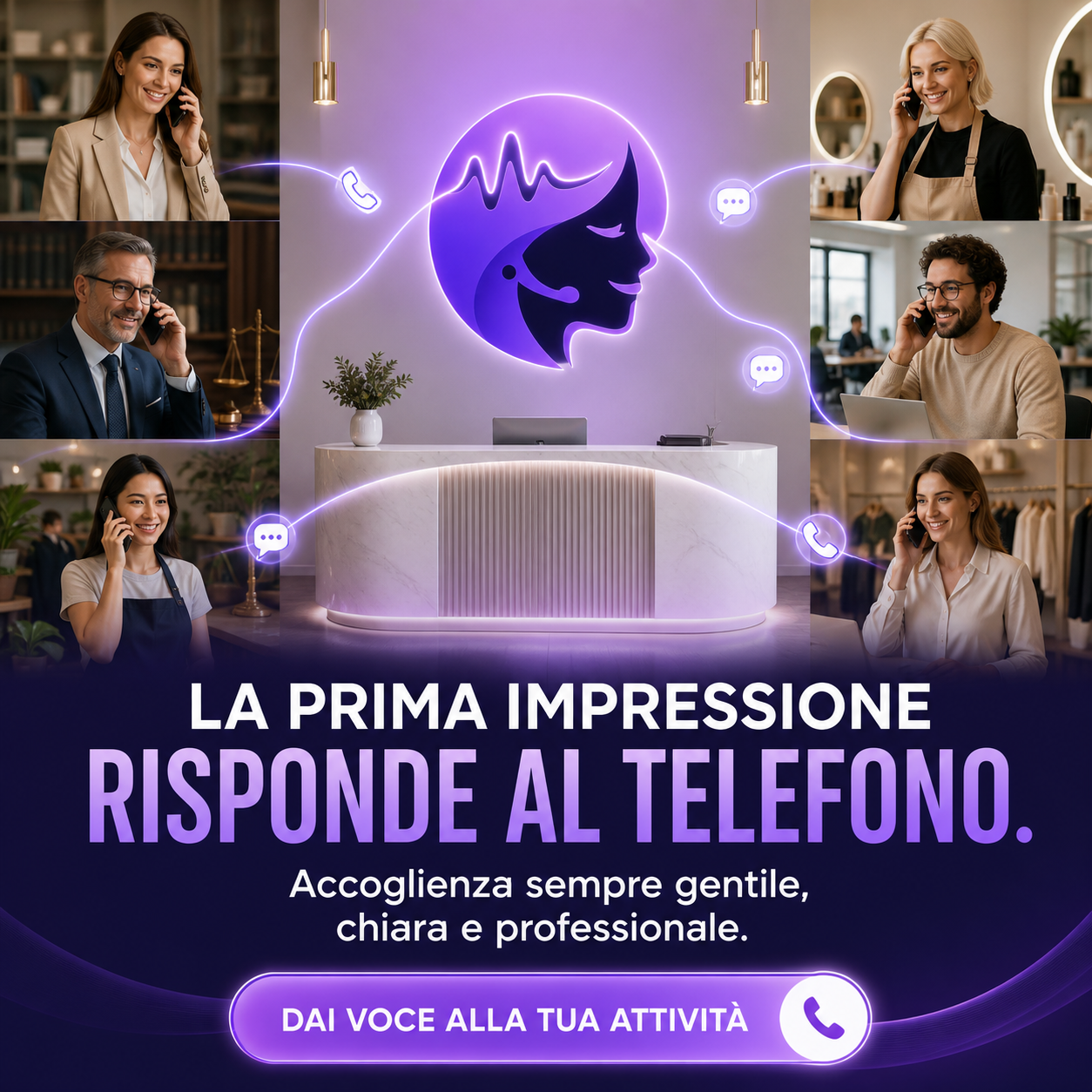 La prima impressione risponde al telefono: Maeve accoglie le chiamate della tua attività